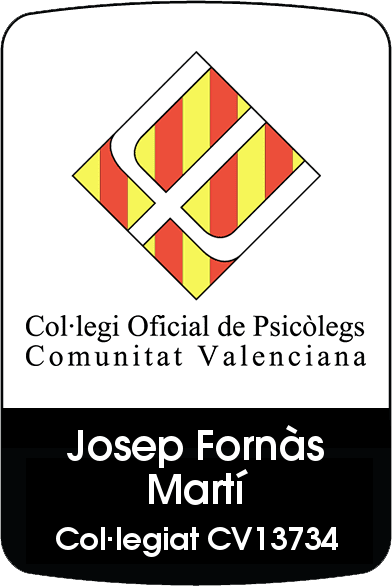 Número de colegiado COP de Josep Fornas Martí. Psicólogo General Sanitario y Terapeuta Gestalt en Vinarós.